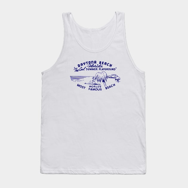 1940s Daytona Beach Florida Tank Top by historicimage